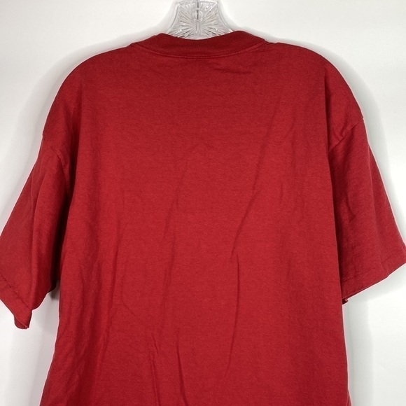 Vintage Desert Heat Yellowstone Red Crewneck Embroidered Tshirt Size XL - Picture 6 of 10